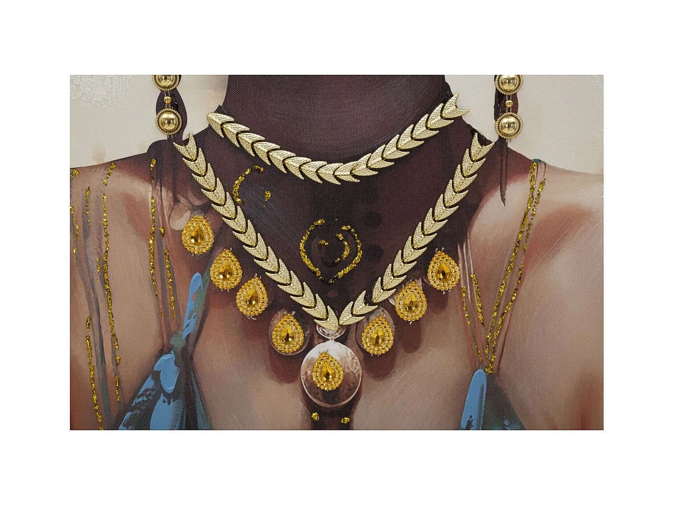 Stampa su Tela Africa 21, Multicolore, 72x4,5x102 cm, Epikasa