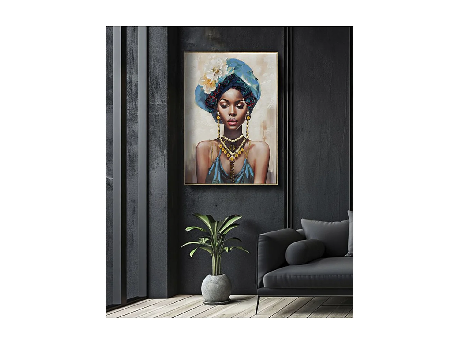 Wydruk na Płótnie Afryka 21, Wielokolorowy, 72x4,5x102 cm, Seven Design