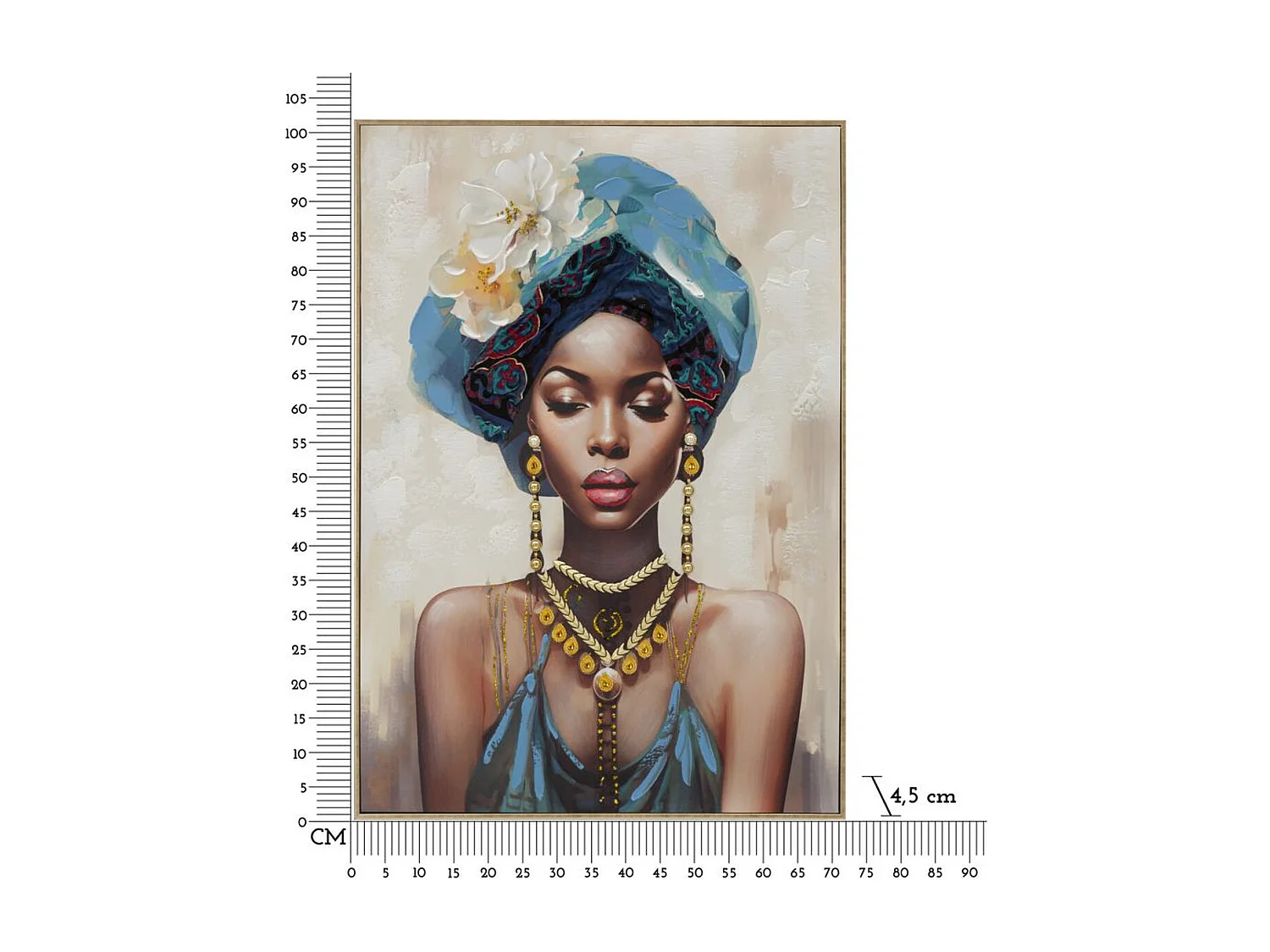 Wydruk na Płótnie Afryka 21, Wielokolorowy, 72x4,5x102 cm, Seven Design