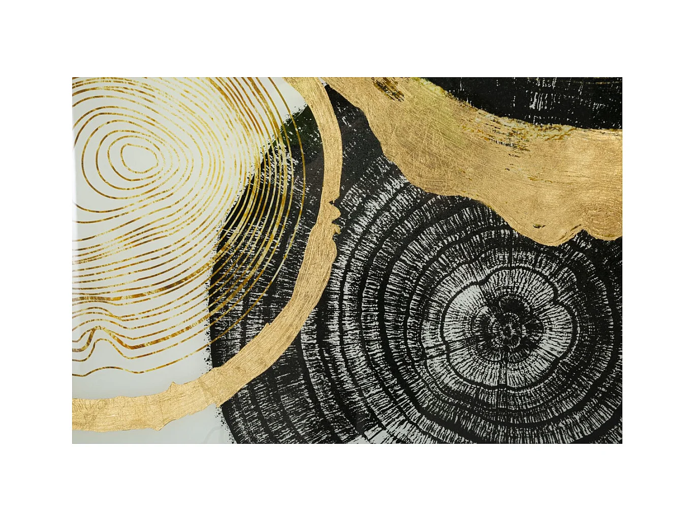 Stampa su Tela Geometrico 25, Multicolore, 60x3,5x90 cm, Epikasa