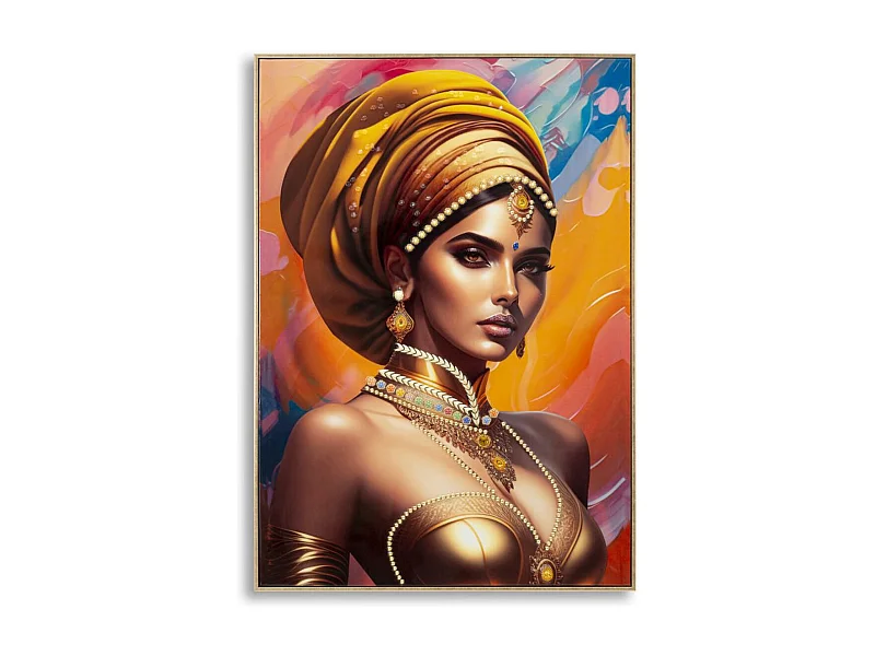 Afdrukken op Canvas Africa 23, Veelkleurig, 72x4,5x102 cm, Epikasa