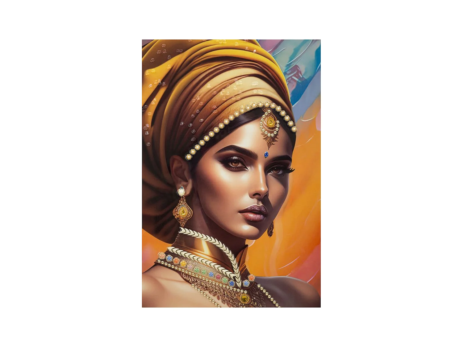 Wydruk na Płótnie Afryka 23, Wielokolorowy, 72x4,5x102 cm, Epikasa