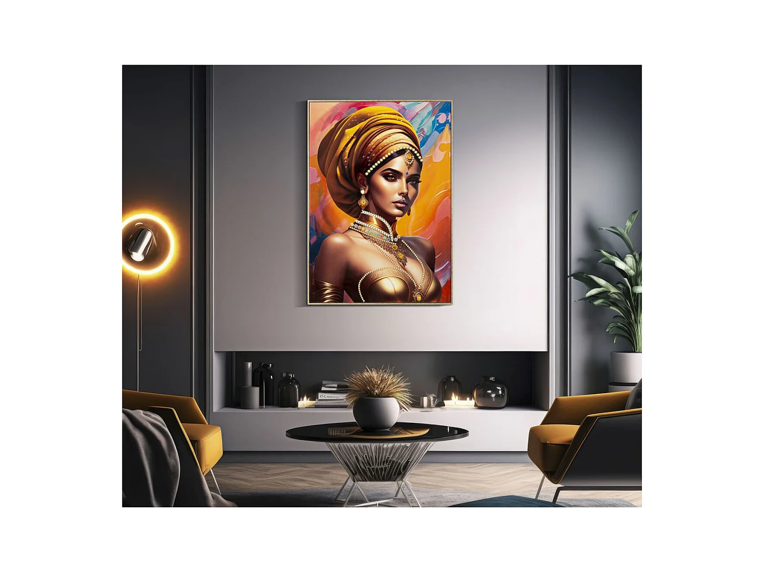 Wydruk na Płótnie Afryka 23, Wielokolorowy, 72x4,5x102 cm, Epikasa