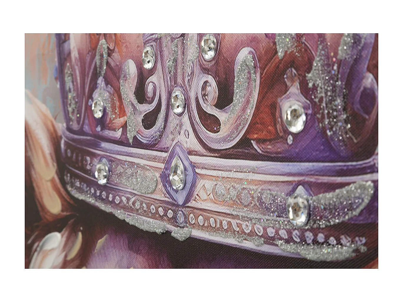 Stampa su Tela Leone, Multicolore, 82x4,5x122 cm, Epikasa