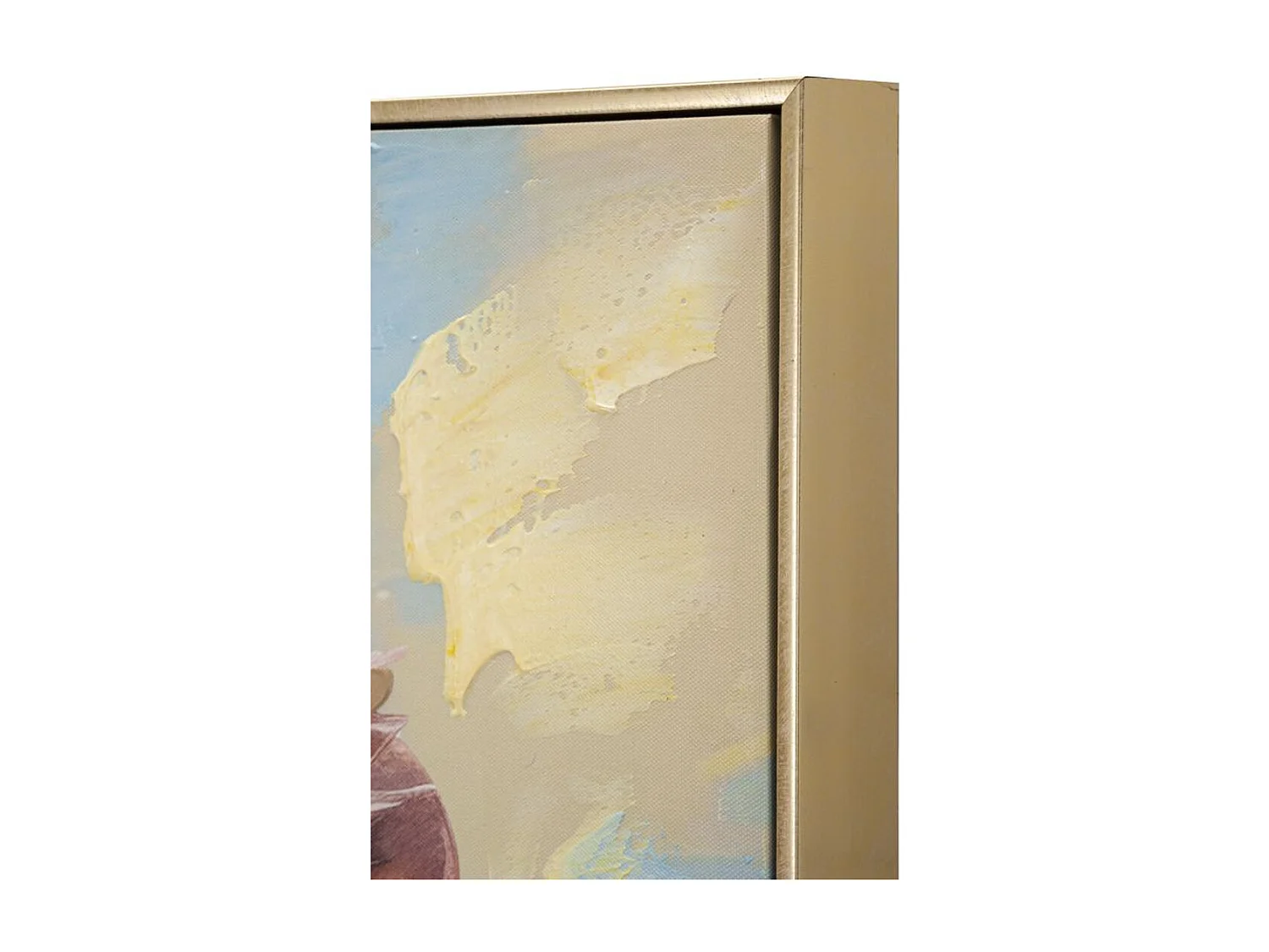 Wydruk na Płótnie Lew, Wielokolorowy, 82x4,5x122 cm, Epikasa