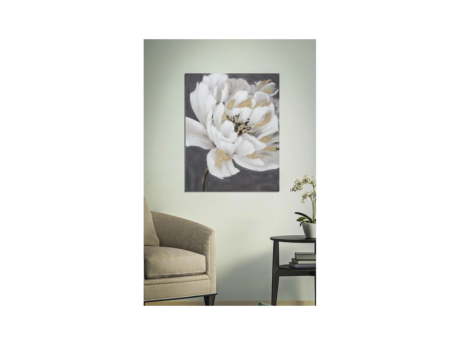 Afdrukken op Canvas Bloemen 68, Veelkleurig, 80x3,7x100 cm, Epikasa