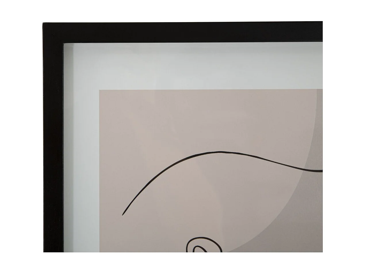 Impresión sobre Lienzo con Marco Cara 20, Multicolor, 35x2x47 cm, Seven Design