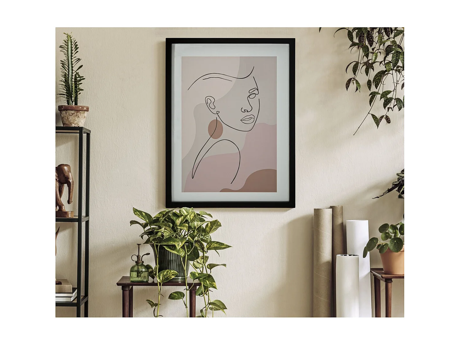 Impresión sobre Lienzo con Marco Cara 20, Multicolor, 35x2x47 cm, Seven Design