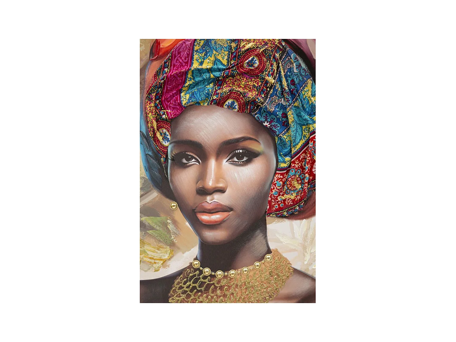 Stampa su Tela Africa 18, Multicolore, 82x4,5x122 cm, Epikasa