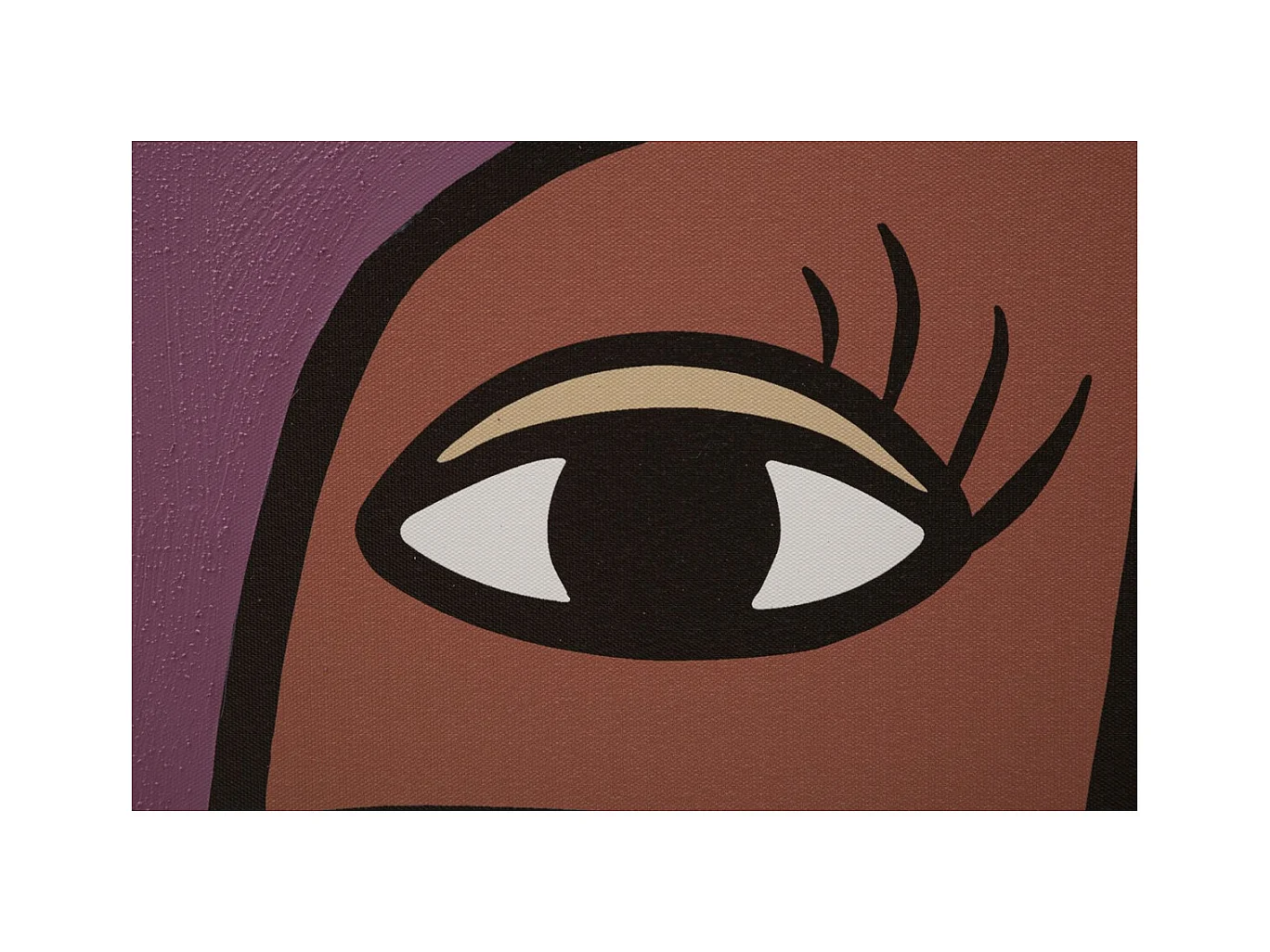 Wydruk na Płótnie Twarz 13, Wielokolorowy, 60x3x90 cm, Epikasa