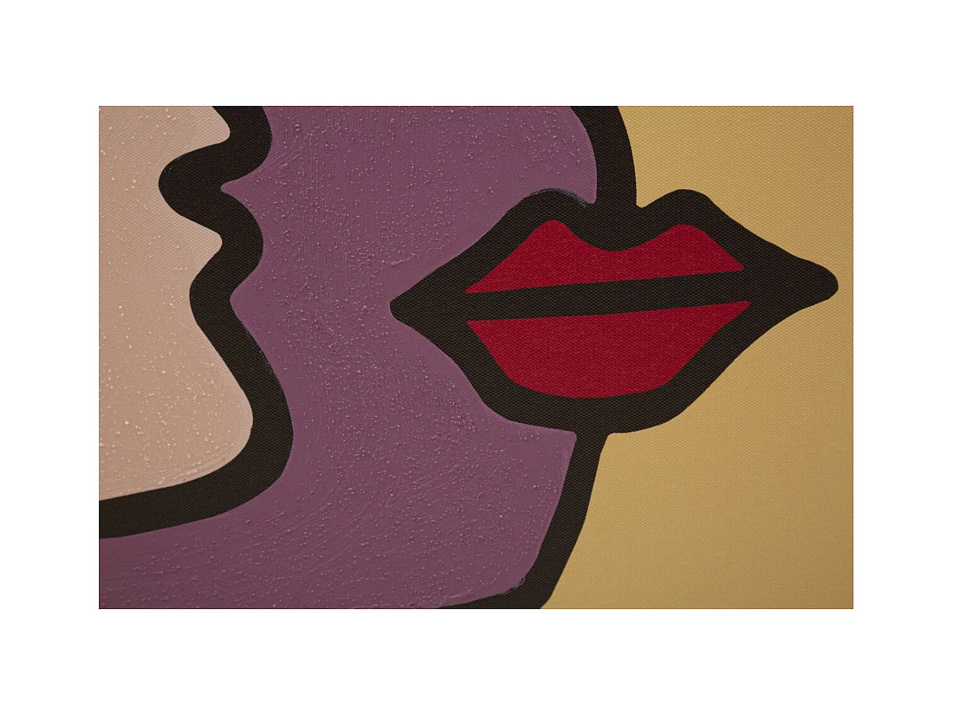 Wydruk na Płótnie Twarz 13, Wielokolorowy, 60x3x90 cm, Epikasa