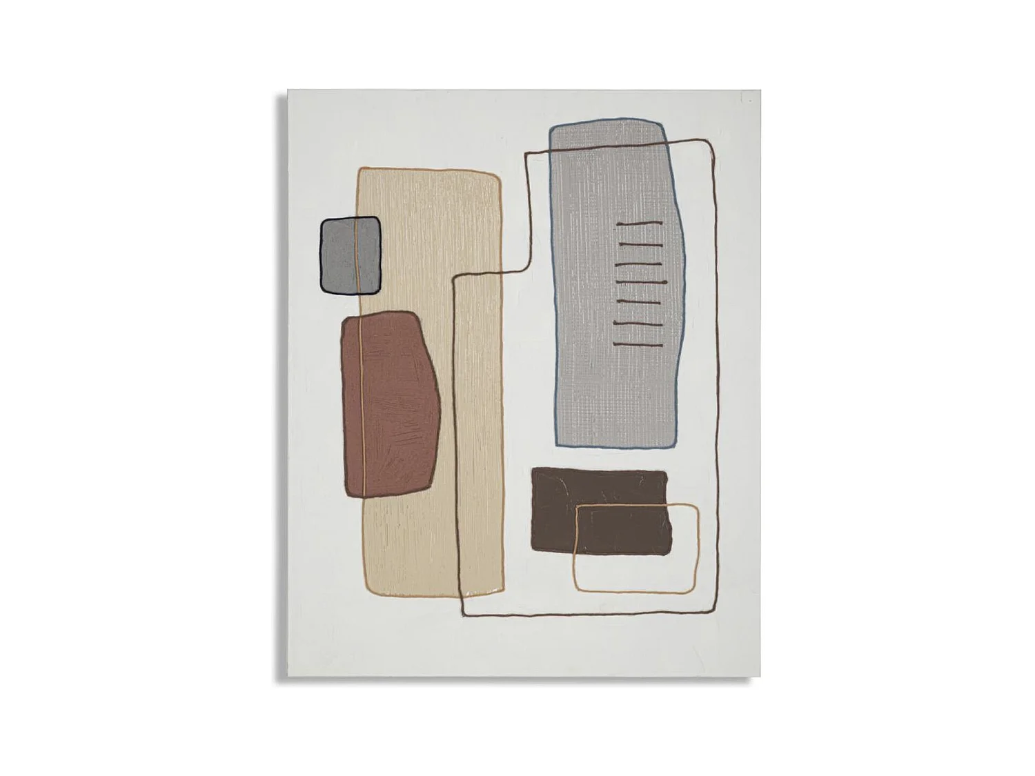 Wydruk na Płótnie Geometryczny 24, Wielokolorowy, 80x2,8x100 cm, Epikasa