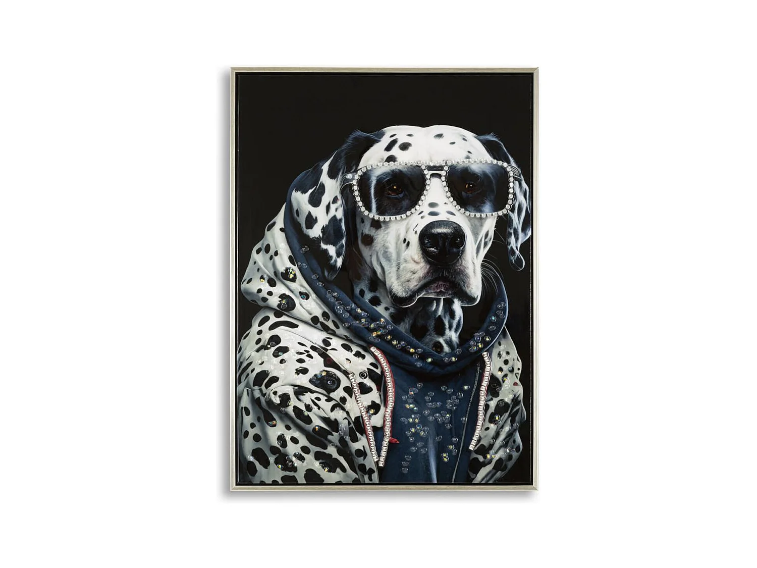 Impressão em Tela Dálmata, Multicolorido, 53x3x73 cm, Epikasa