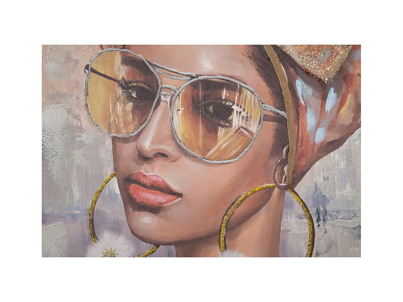 Impressão em Tela Brasil 1, Multicolorido, 70x3x100 cm, Epikasa