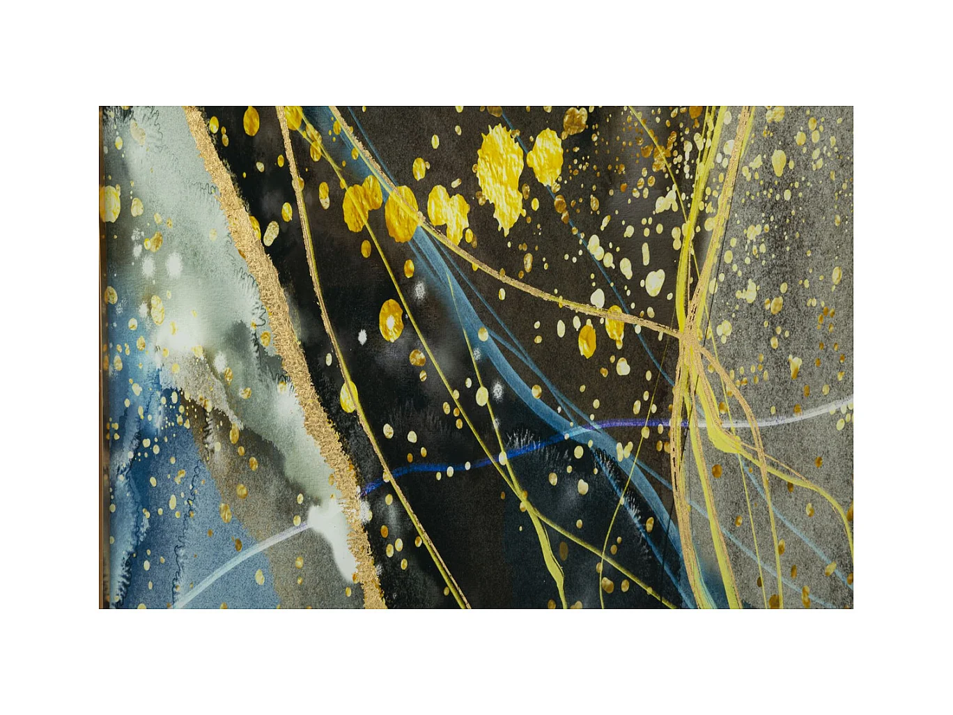 Stampa su Tela Astratto 2, Multicolore, 120x3,5x80 cm, Seven Design