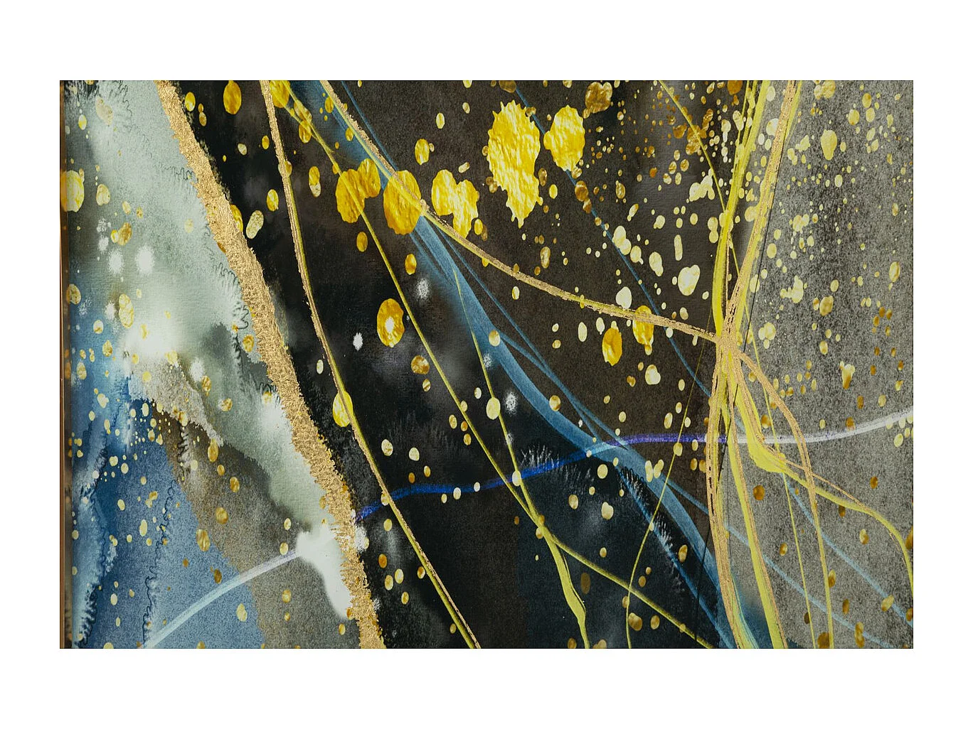 Impression sur Toile Abstrait 2, Multicouleur, 120x3,5x80 cm, Epikasa