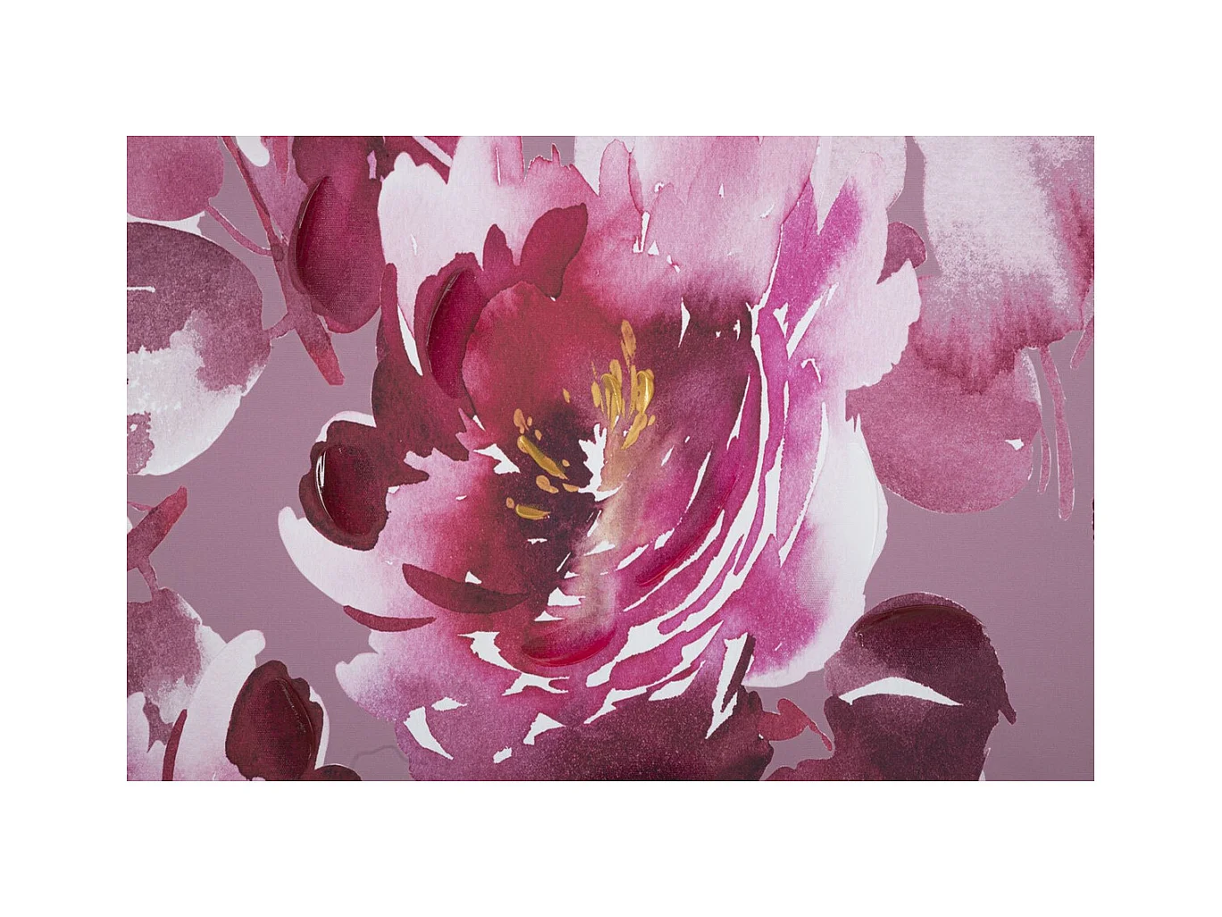 Stampa su Tela Fiori 60, Multicolore, 80x3x120 cm, Epikasa