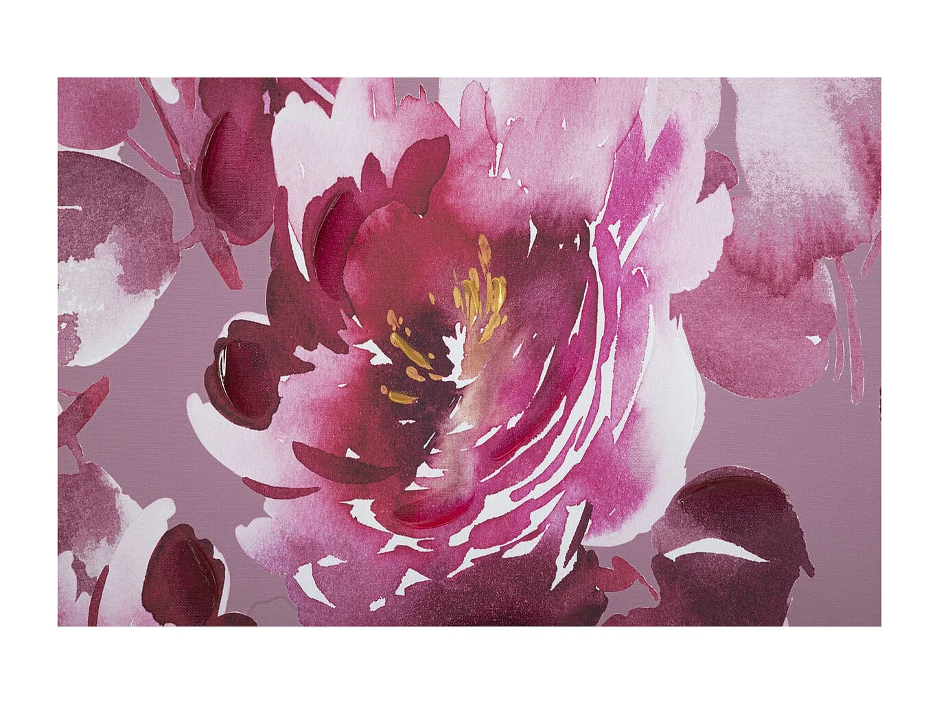 Impression sur Toile Fleurs 60, Multicouleur, 80x3x120 cm, Epikasa