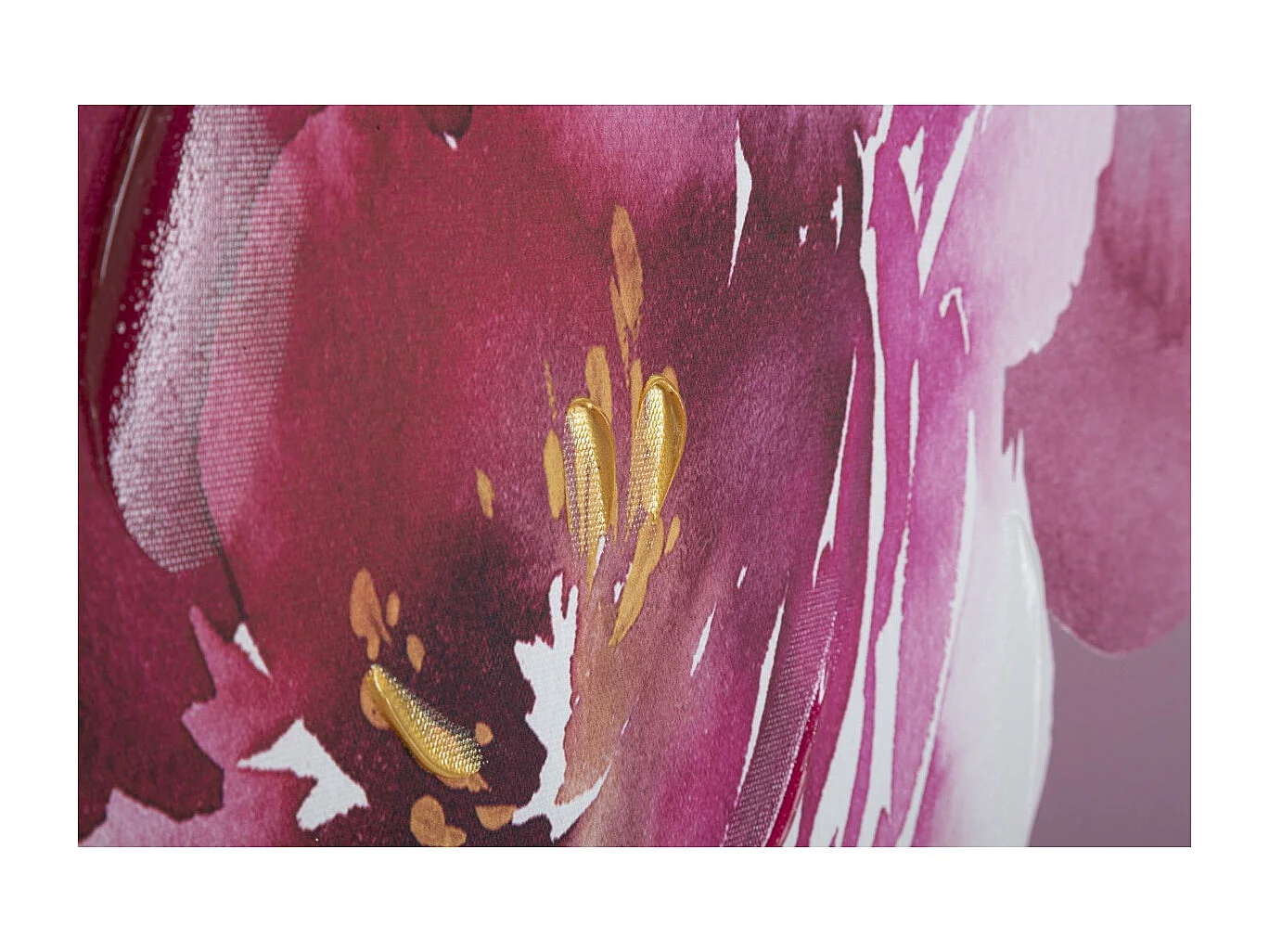 Impression sur Toile Fleurs 60, Multicouleur, 80x3x120 cm, Epikasa