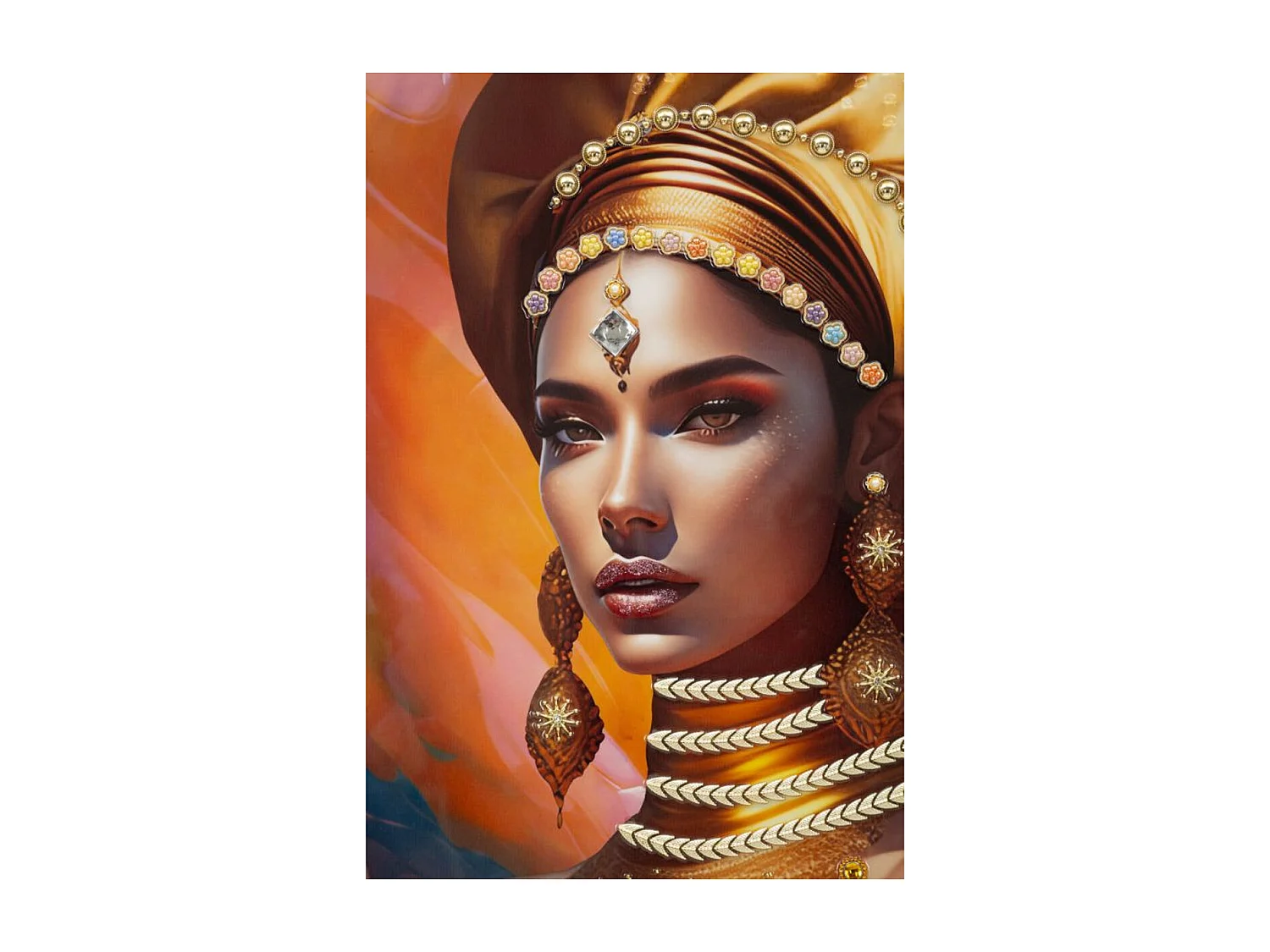 Wydruk na Płótnie Afryka 24, Wielokolorowy, 72x4,5x102 cm, Seven Design