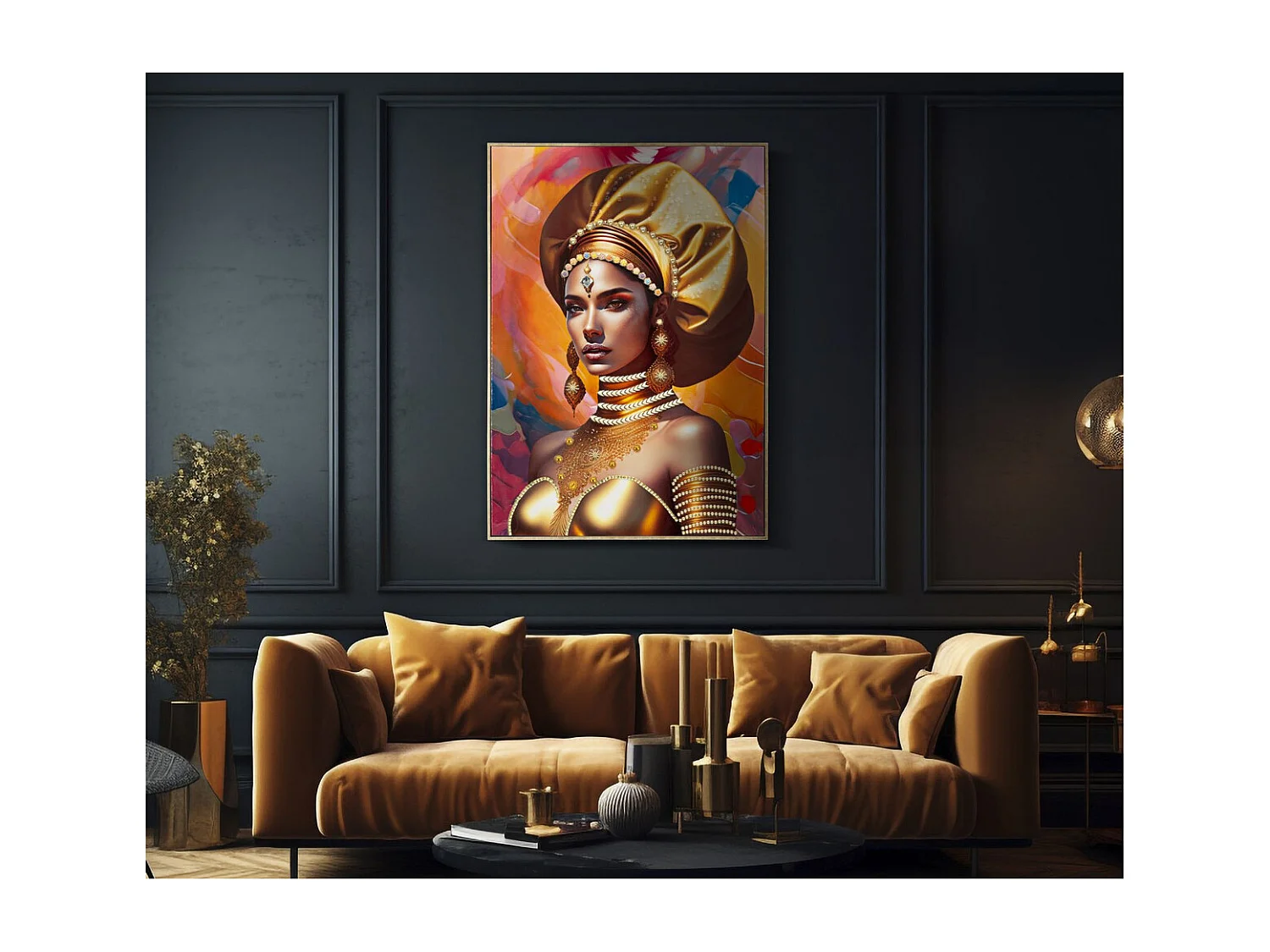 Wydruk na Płótnie Afryka 24, Wielokolorowy, 72x4,5x102 cm, Seven Design