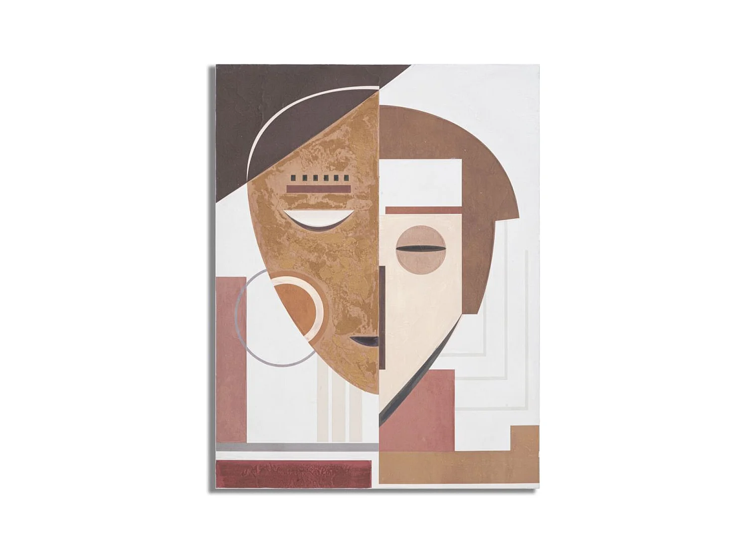 Wydruk na Płótnie Twarz 18, Wielokolorowy, 60x2,7x80 cm, Epikasa