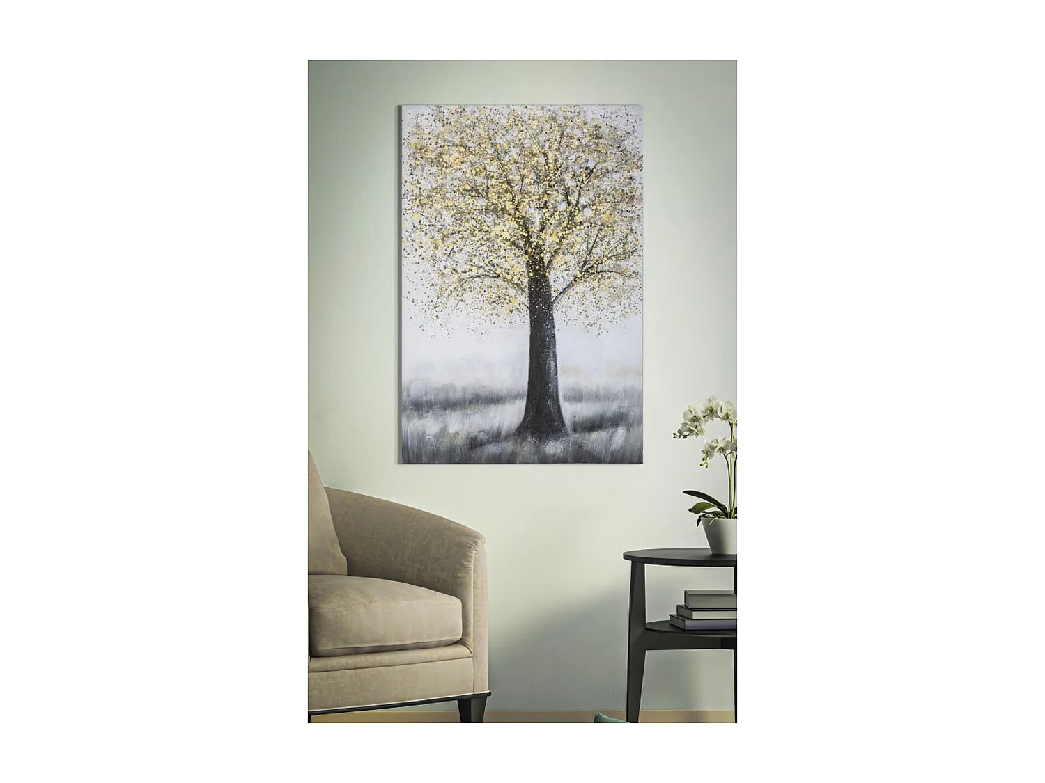 Wydruk na Płótnie Drzewo 12, Wielokolorowy, 80x3,8x120 cm, Seven Design