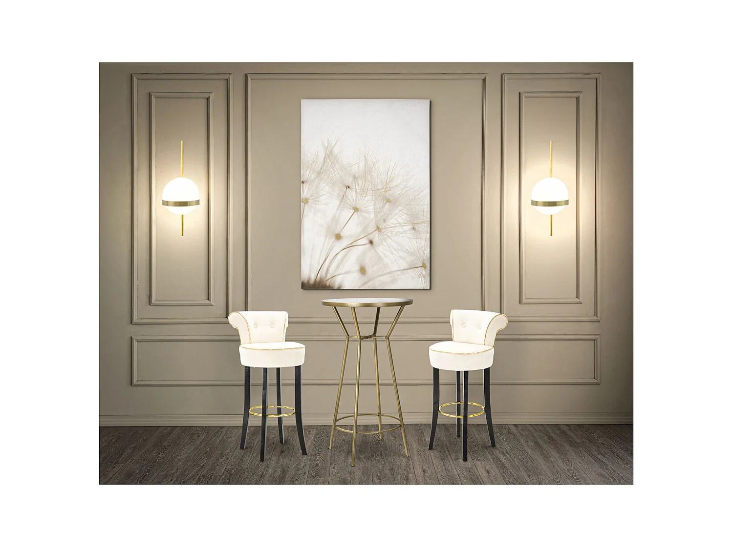 Stampa su Tela Soffioni, Multicolore, 80x3x120 cm, Epikasa