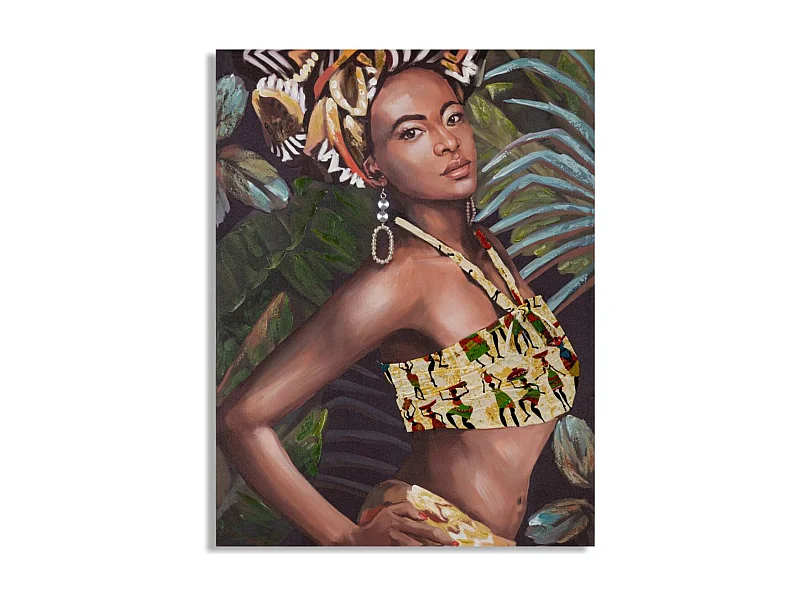 Stampa su Tela Brasile, Multicolore, 90x3x120 cm, Epikasa