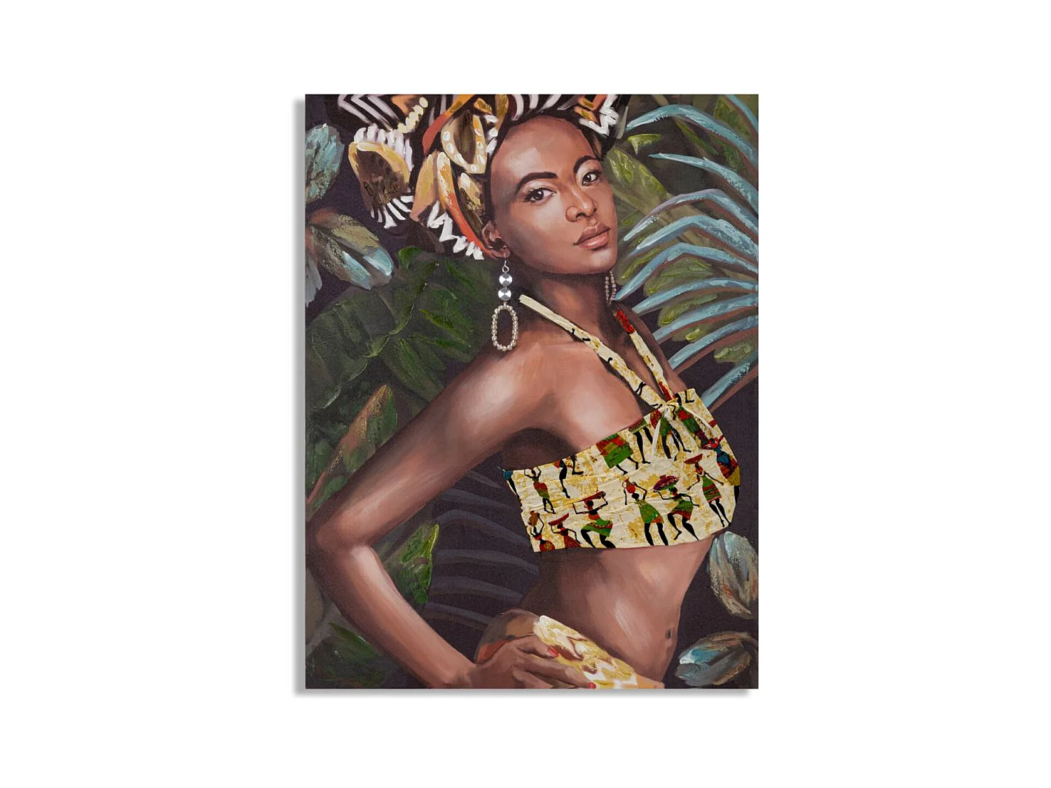 Afdrukken op Canvas Brazilië, Veelkleurig, 90x3x120 cm, Epikasa