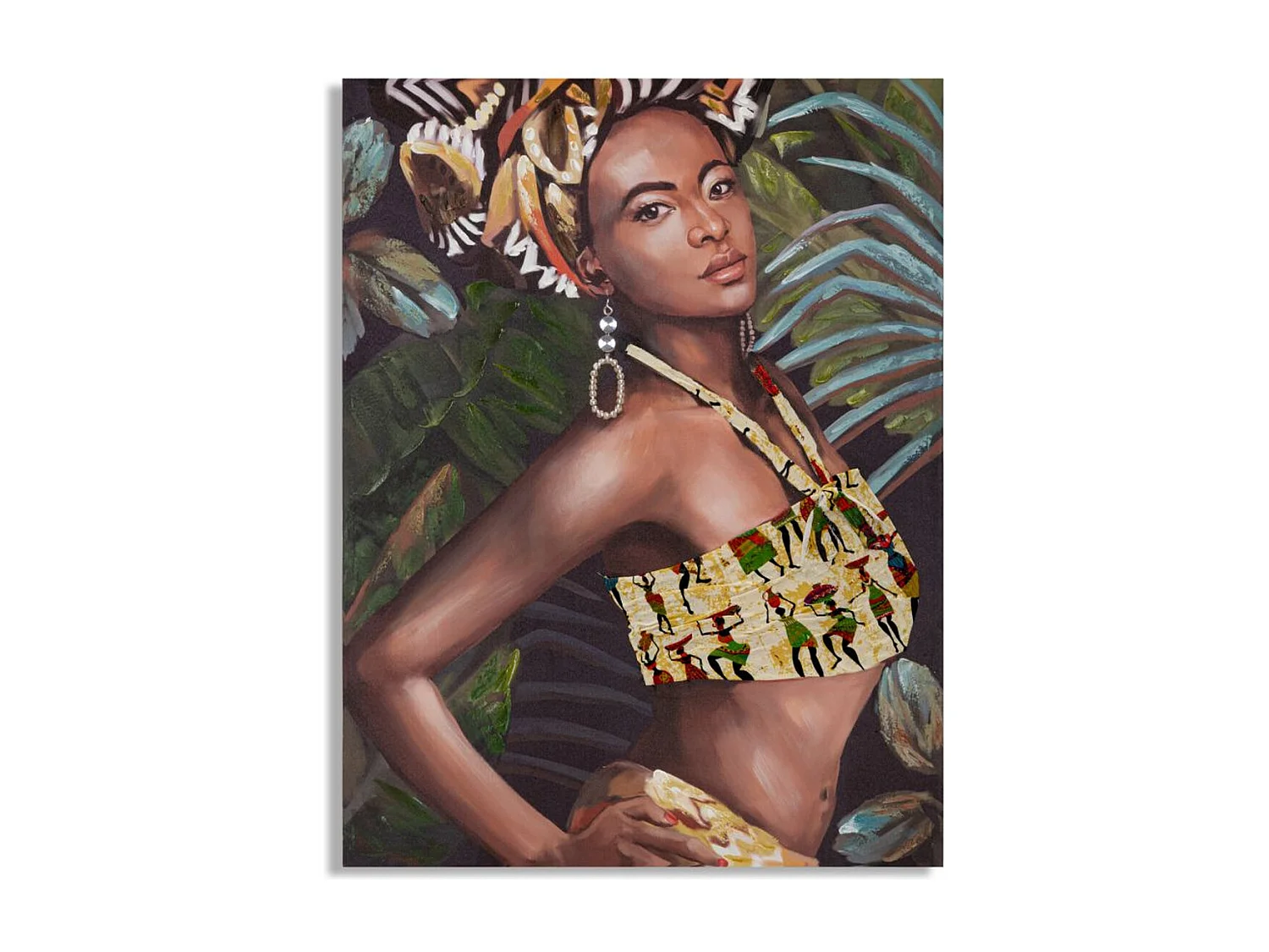 Afdrukken op Canvas Brazilië, Veelkleurig, 90x3x120 cm, Epikasa