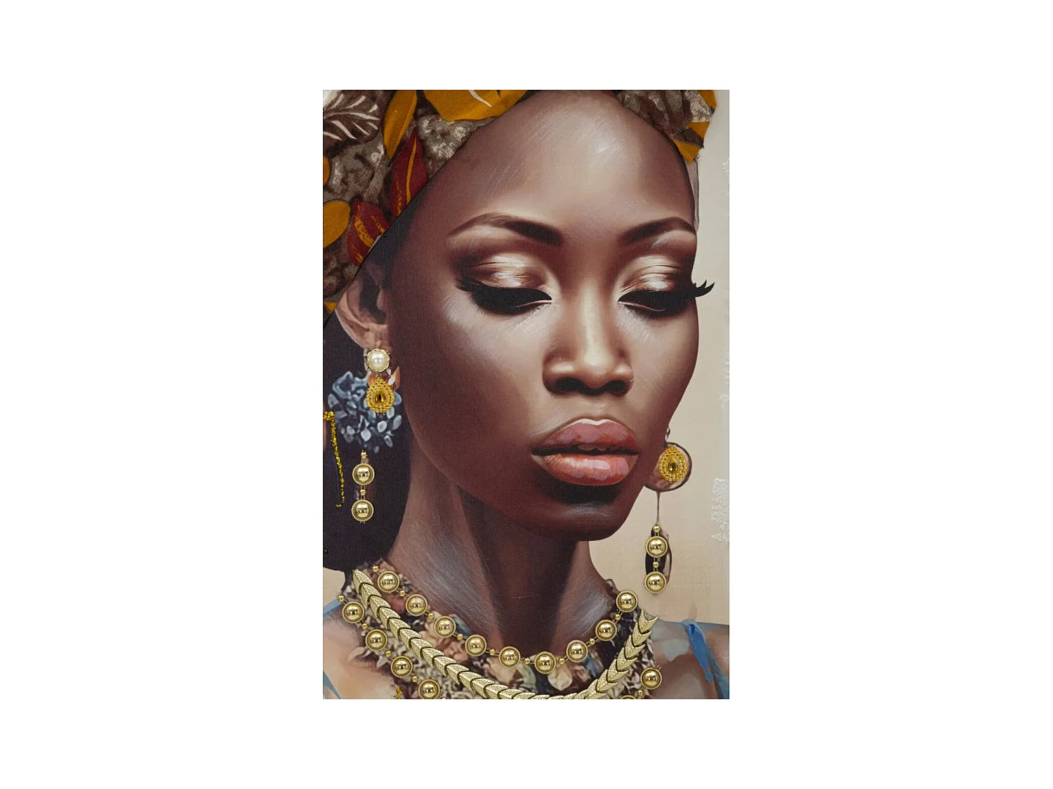 Afdrukken op Canvas Africa 20, Veelkleurig, 72x4,5x102 cm, Epikasa