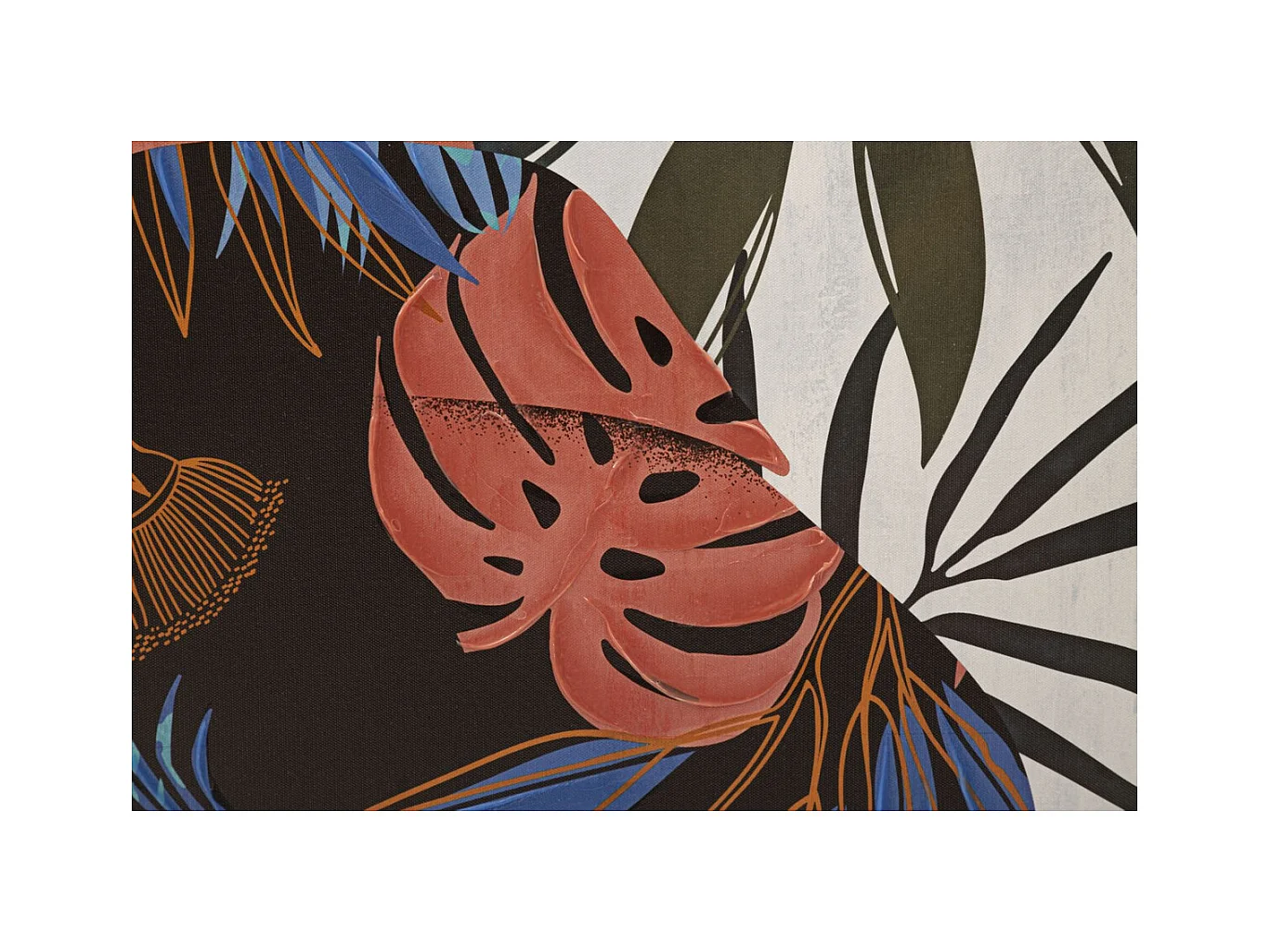 Wydruk na Płótnie Tropikalny, Wielokolorowy, 80x2,8x120 cm, Epikasa