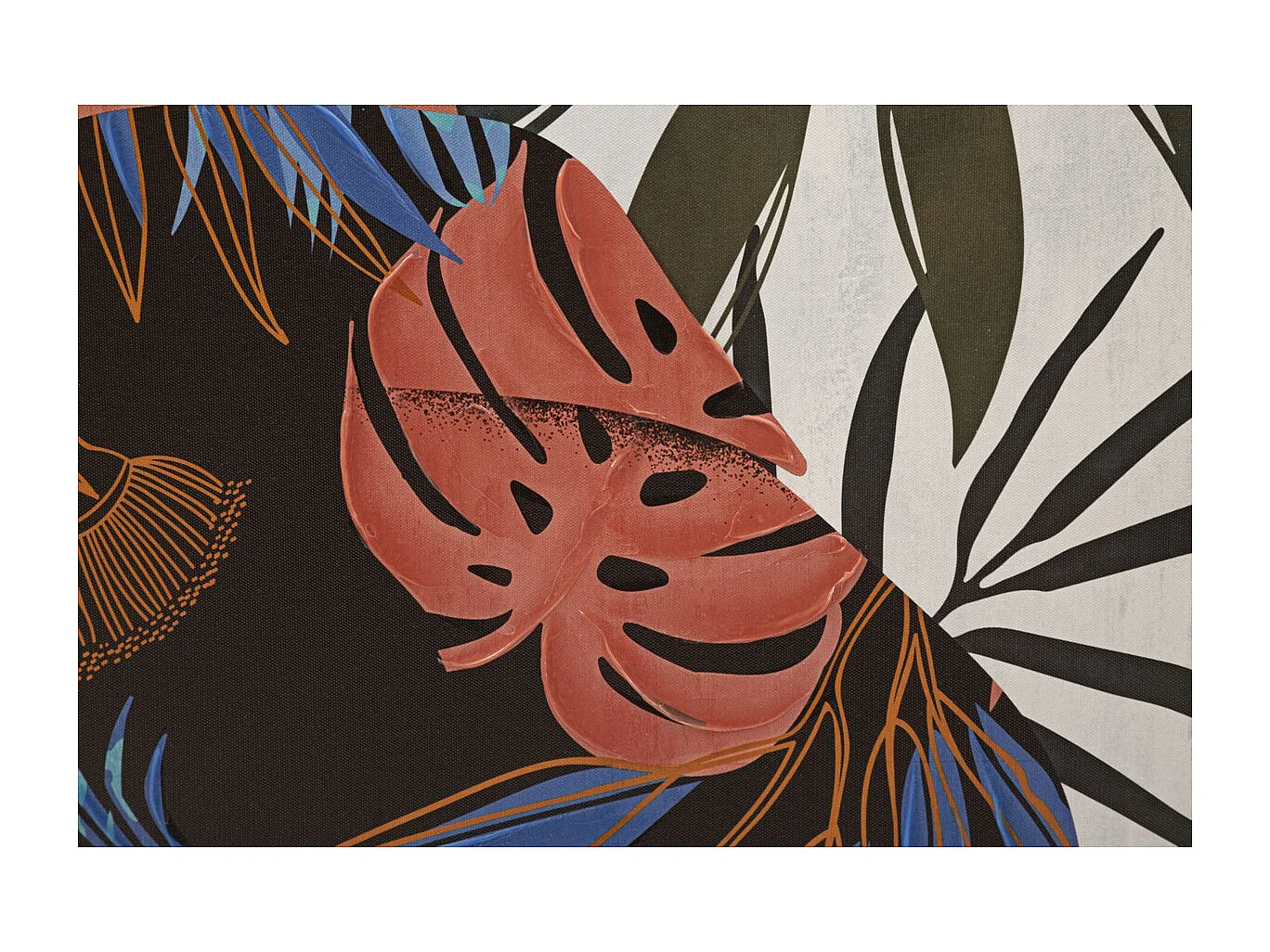 Wydruk na Płótnie Tropikalny, Wielokolorowy, 80x2,8x120 cm, Seven Design