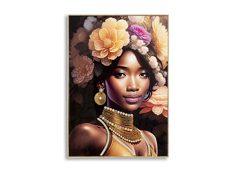 Afdrukken op Canvas Africa 22, Veelkleurig, 72x4,5x102 cm, Epikasa