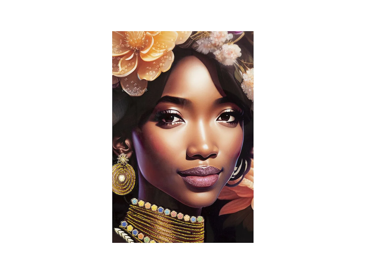 Afdrukken op Canvas Africa 22, Veelkleurig, 72x4,5x102 cm, Epikasa