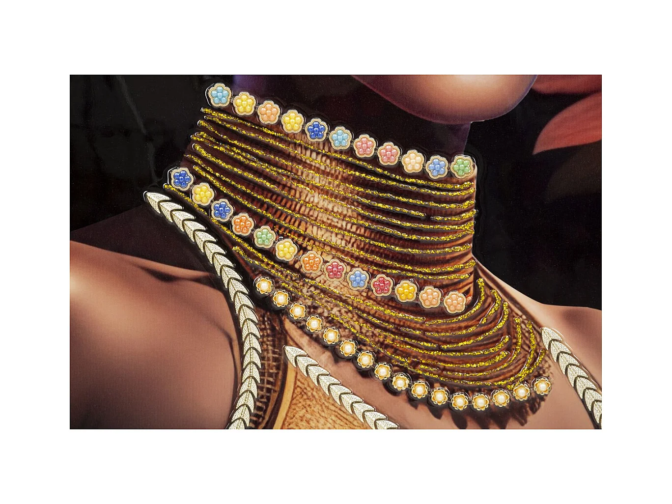 Afdrukken op Canvas Africa 22, Veelkleurig, 72x4,5x102 cm, Epikasa