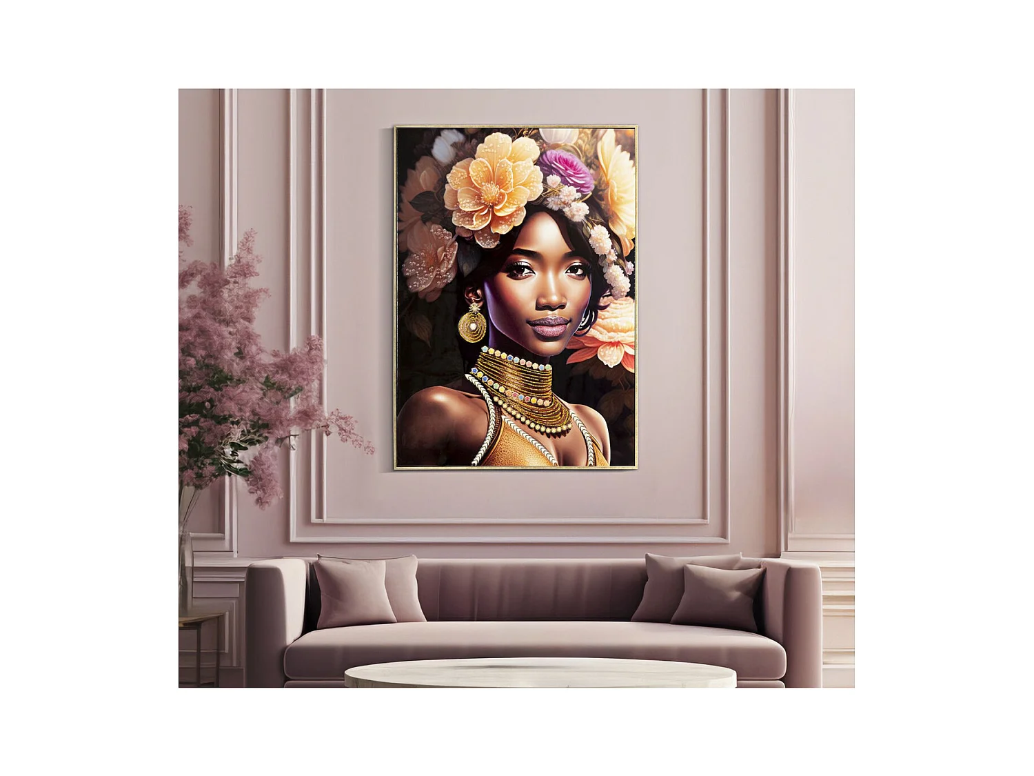 Afdrukken op Canvas Africa 22, Veelkleurig, 72x4,5x102 cm, Epikasa