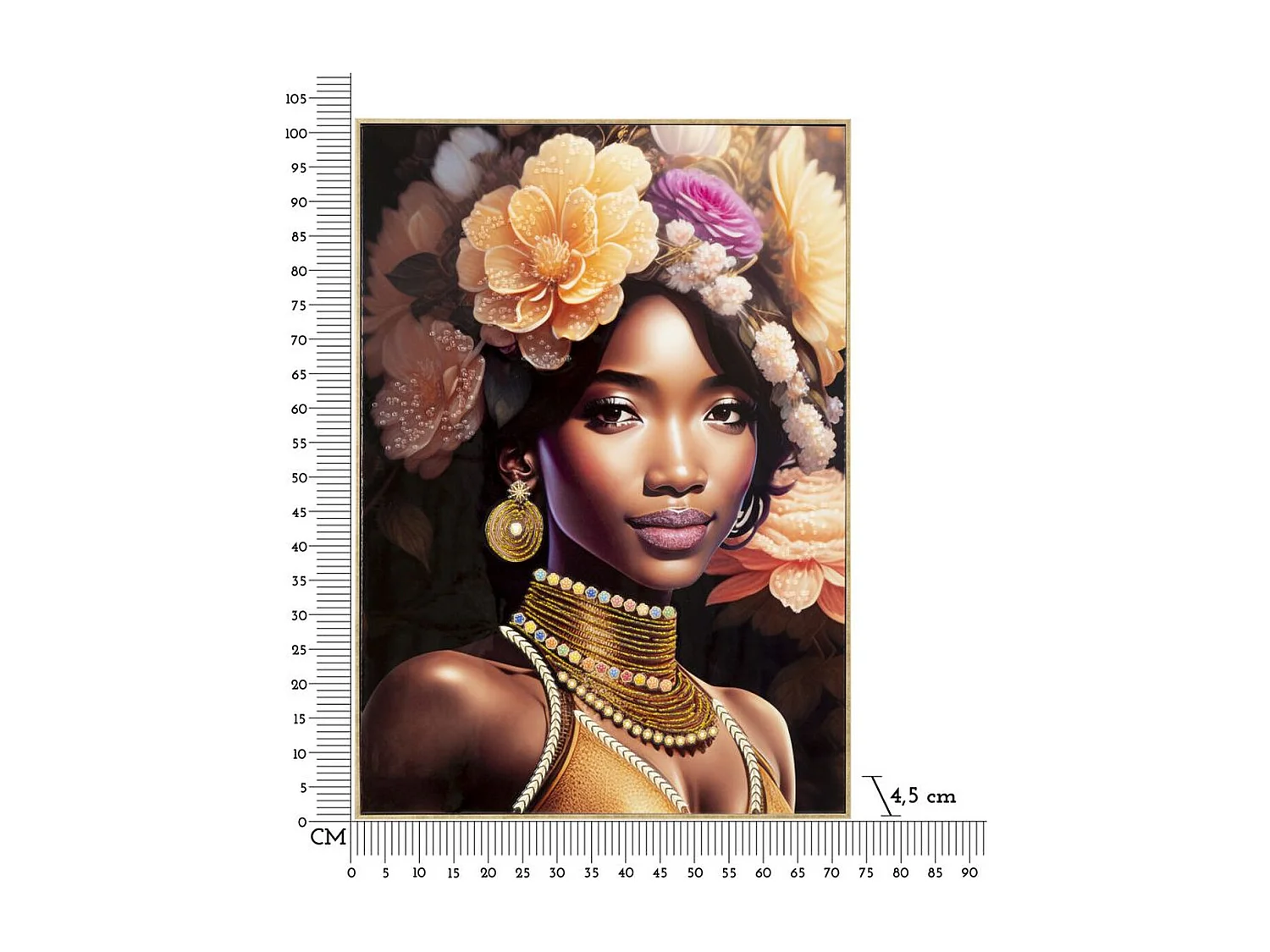 Wydruk na Płótnie Afryka 22, Wielokolorowy, 72x4,5x102 cm, Seven Design