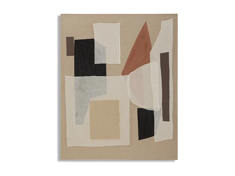 Stampa su Tela Geometrico 19, Multicolore, 80x2,8x100 cm, Epikasa