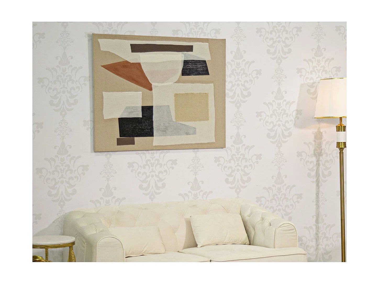 Wydruk na Płótnie Geometryczny 19, Wielokolorowy, 80x2,8x100 cm, Seven Design