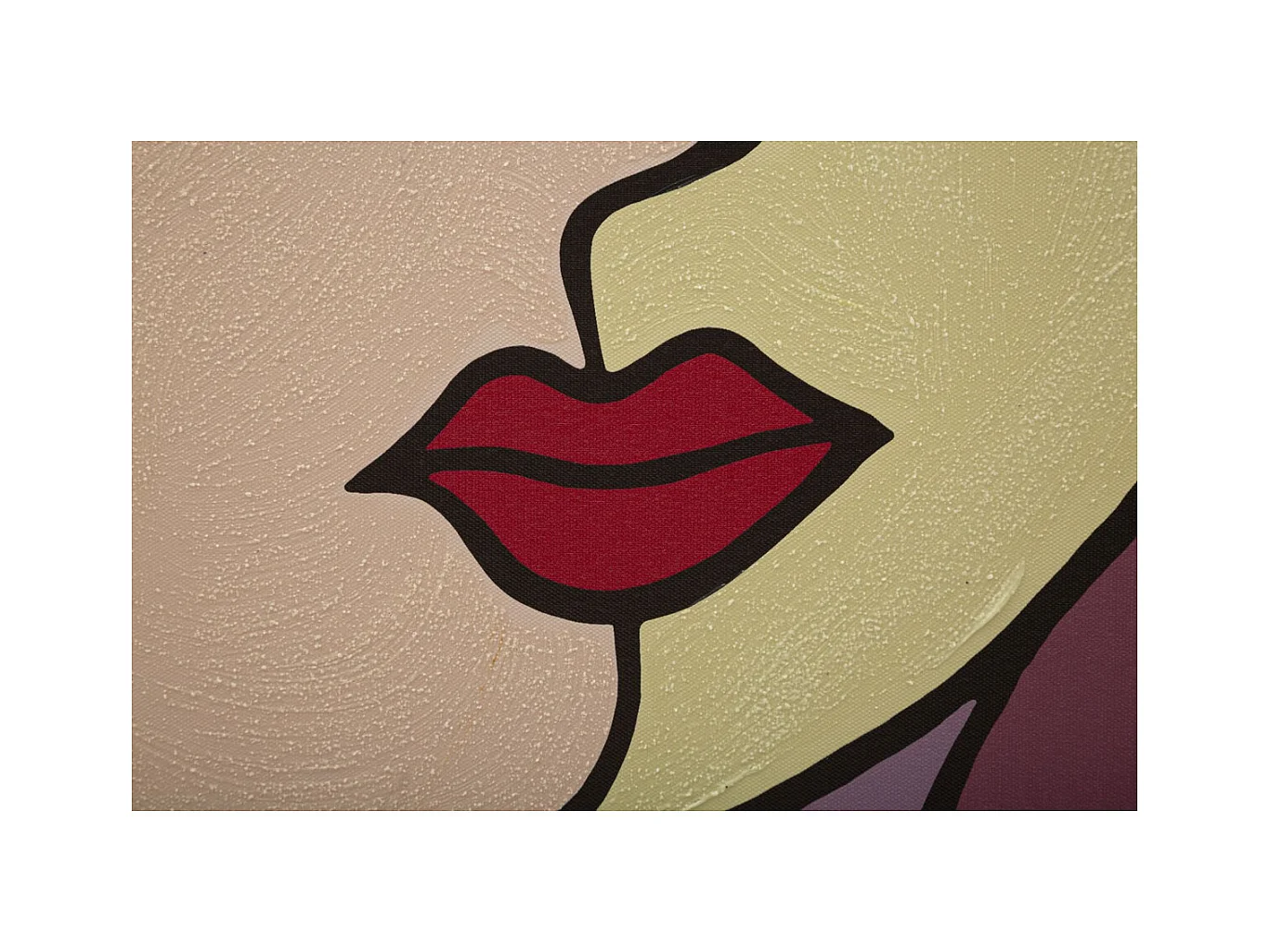 Wydruk na Płótnie Twarz 11, Wielokolorowy, 80x3x120 cm, Epikasa