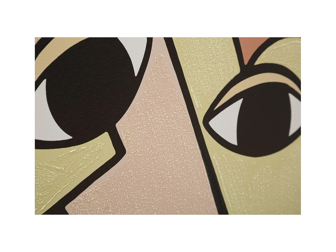 Wydruk na Płótnie Twarz 11, Wielokolorowy, 80x3x120 cm, Epikasa