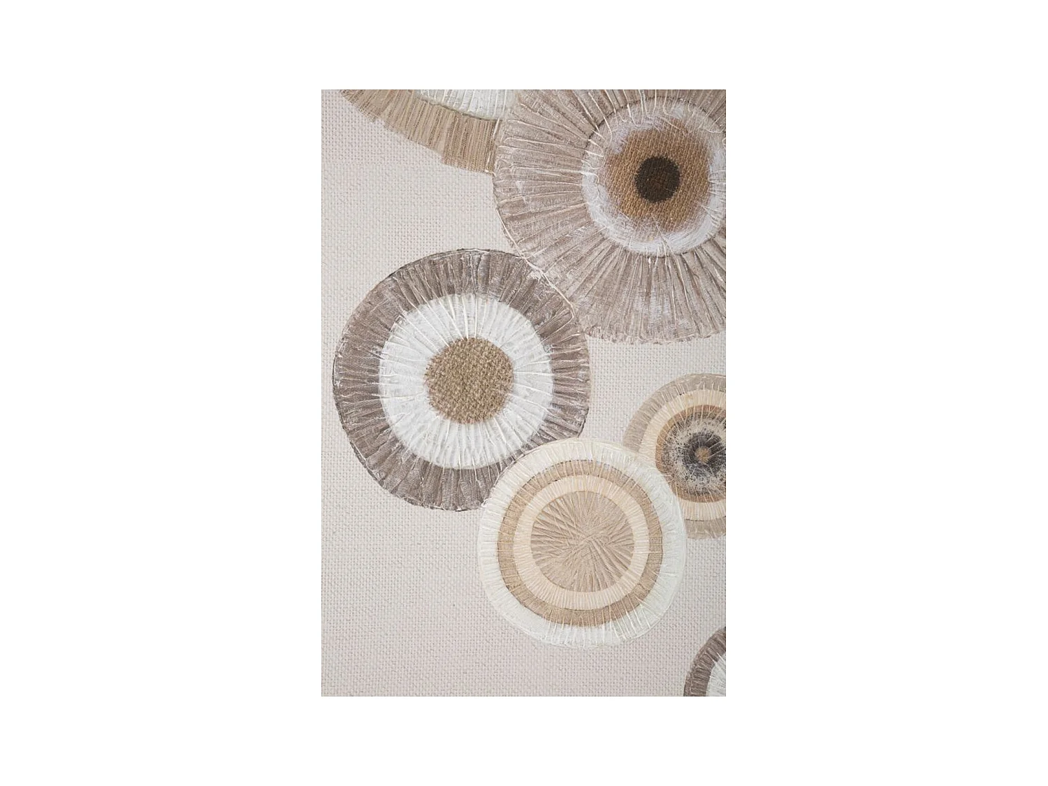 Wydruk na Płótnie Kręgi 29, Brązowy, 50x3,2x100 cm, Epikasa