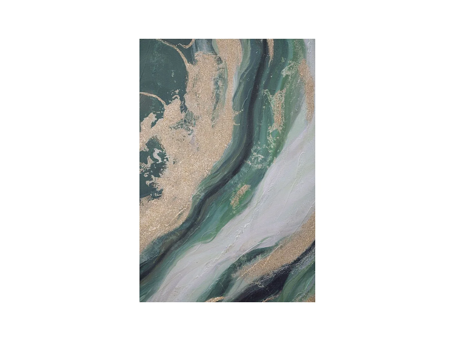 Impression sur Toile Marbre 6, Multicouleur, 80x2,8x100 cm, Seven Design