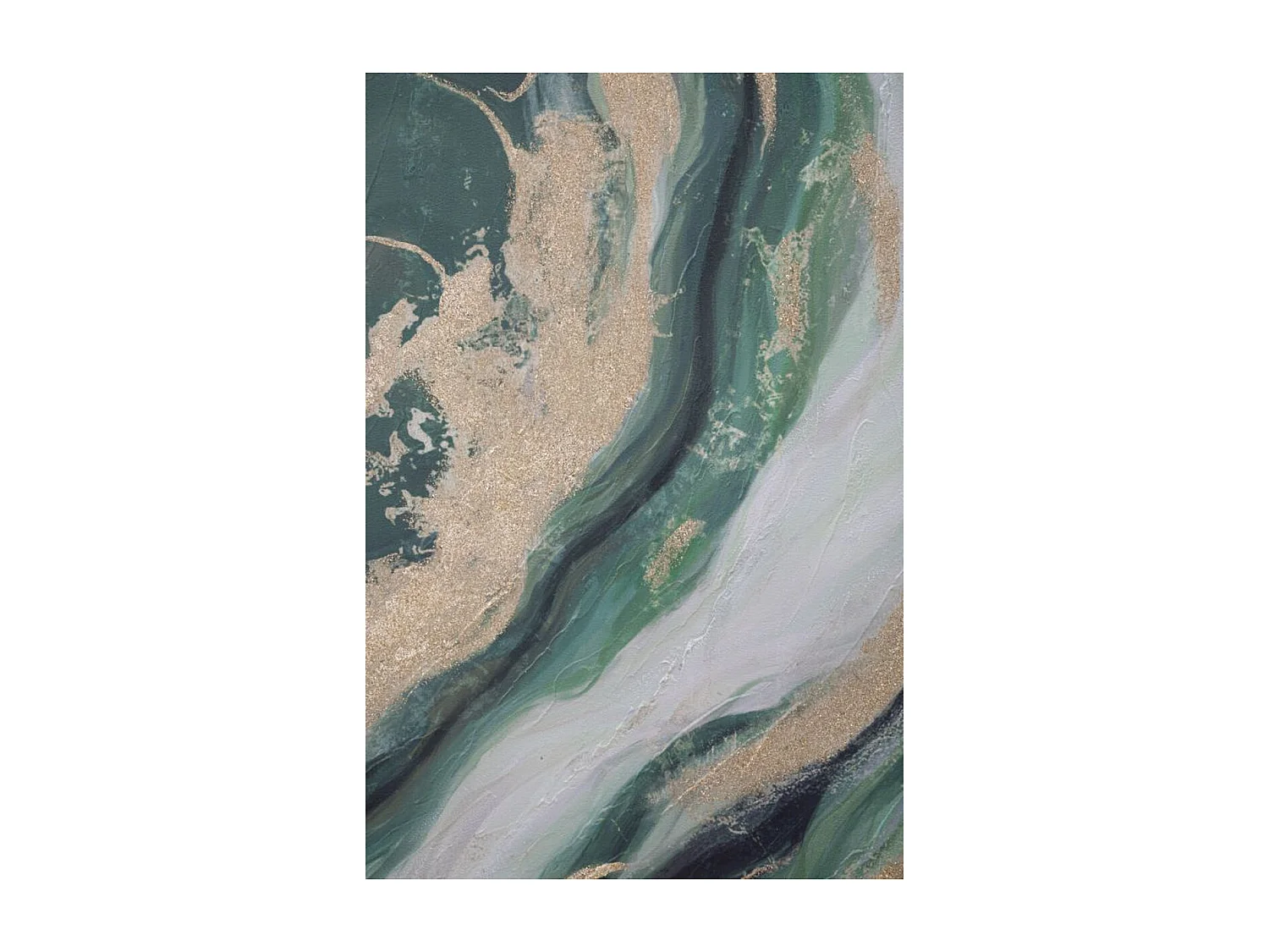 Impression sur Toile Marbre 6, Multicouleur, 80x2,8x100 cm, Seven Design