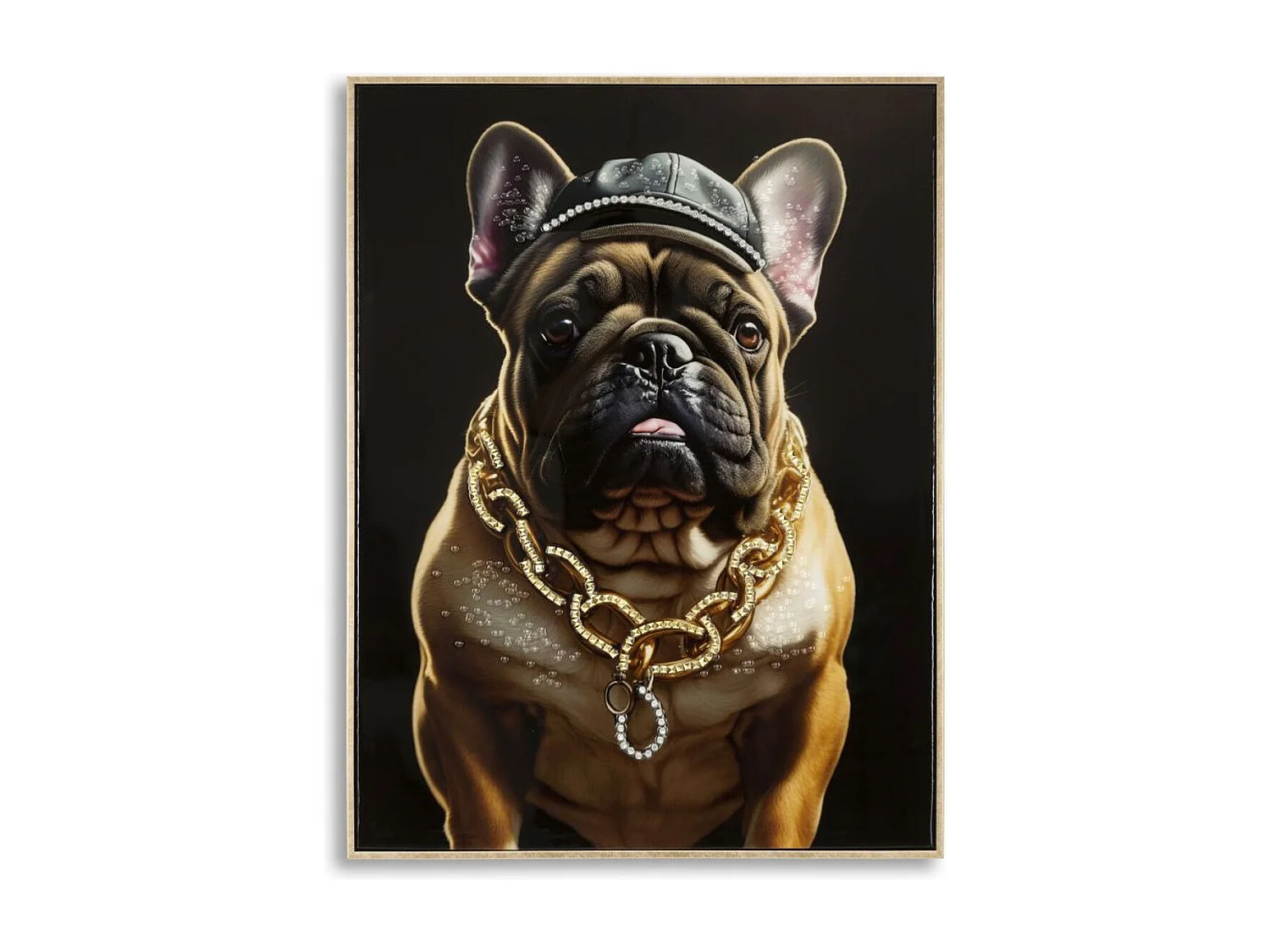 Impressão em Tela Cão 10, Multicolorido, 62x4x82 cm, Seven Design