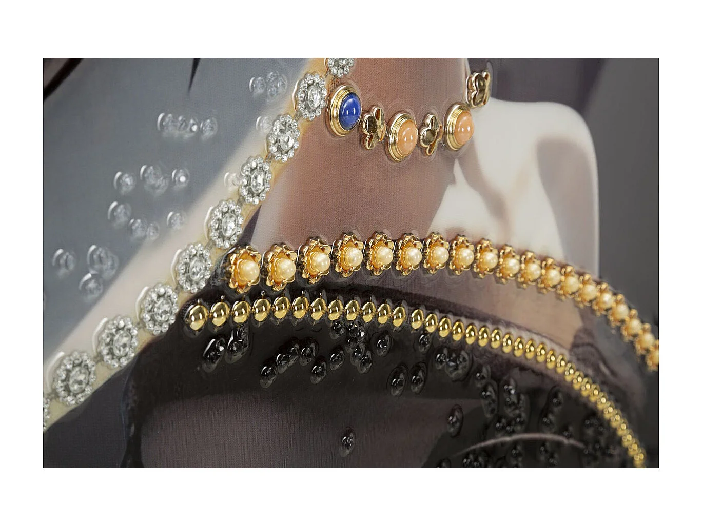 Afdrukken op Canvas Vrouw met bloem, Veelkleurig, 62x4x92 cm, Epikasa