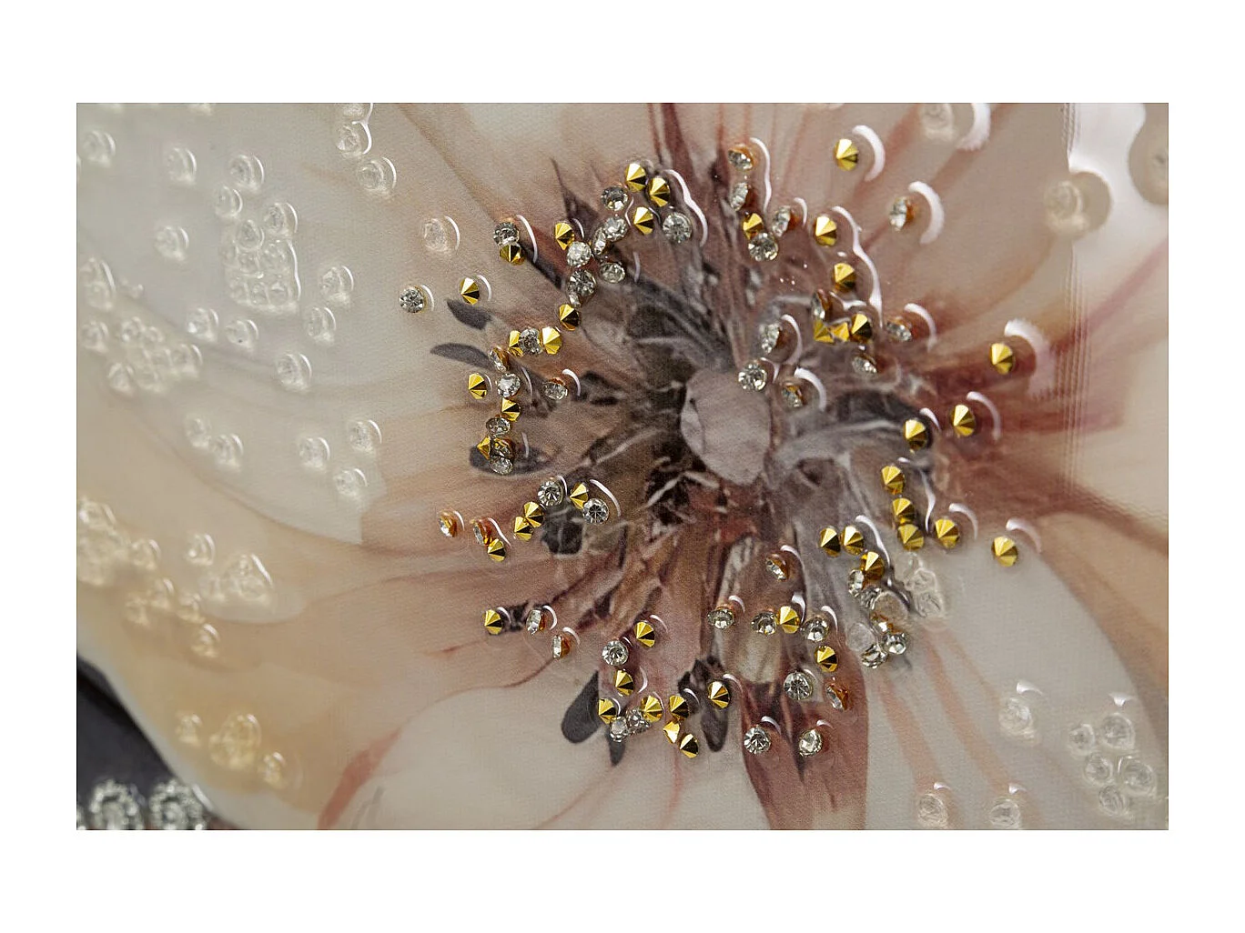 Wydruk na Płótnie Kobieta z kwiatem, Wielokolorowy, 62x4x92 cm, Seven Design