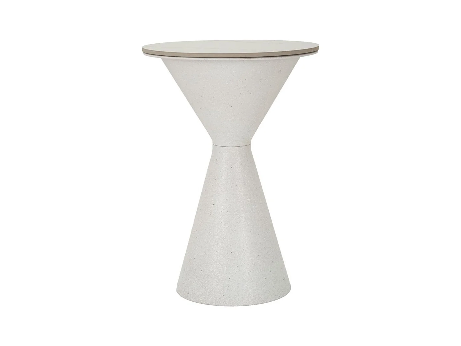 Mesa de Centro MF527, Branco, 44x44x63 cm, Epikasa